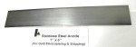 6"x1" Stainless Steel Anode for Electroplating