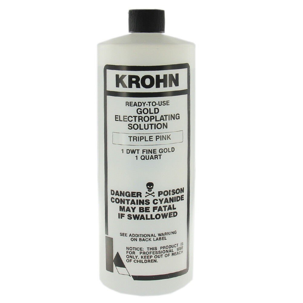 Rose Gold Electroplating Solution – 14K Triple Pink