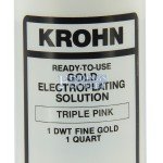 Rose Gold Electroplating Solution – 14K Triple Pink