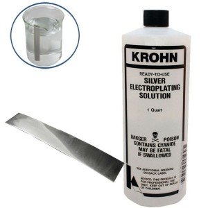 Krohn Silver Plating Kit with Stainless Steel Anode
