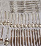Vintage Silverplate Flatware Set for Twelve