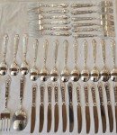 Vintage Silverplate Flatware Set for Twelve