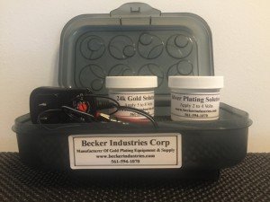 Gold and Silver Electroplating Kit for Jewelry