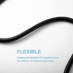 Matte Black 120-Inch Kink-Free Shower Hose
