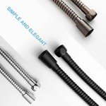 Matte Black 120-Inch Kink-Free Shower Hose