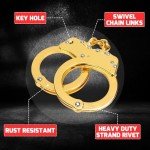 Electroplating Kit: Double Lock Handcuffs Set