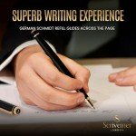 Luxury Black Rollerball Pen with Gold Plating
