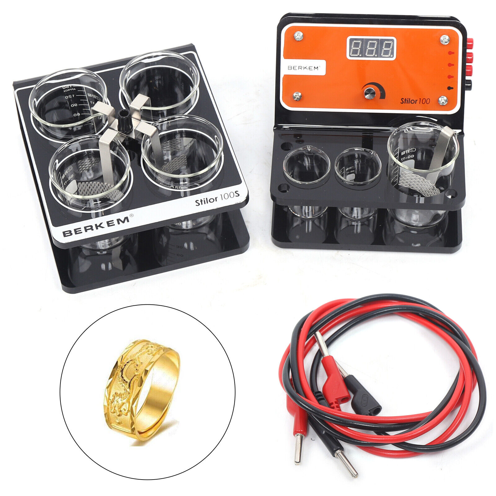 Adjustable Voltage Electroplating Kit for Jewelry - 3A
