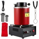 Gold Melting Furnace with Graphite Crucibles & Mold