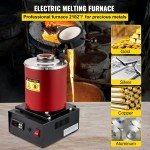 Gold Melting Furnace with Graphite Crucibles & Mold