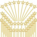 100 Pcs Gold Star Wand Fairy Accessories Set