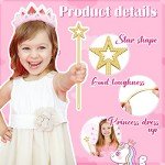 100 Pcs Gold Star Wand Fairy Accessories Set