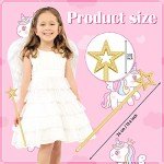 100 Pcs Gold Star Wand Fairy Accessories Set