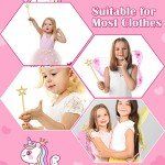 100 Pcs Gold Star Wand Fairy Accessories Set