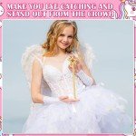 100 Pcs Gold Star Wand Fairy Accessories Set