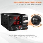 Adjustable 0-30V Power Supply with LED Display