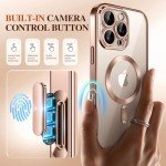 Magnetic Electroplating Case for iPhone 16 Pro