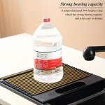 Gold Over Sink Dish Drying Rack with Basket