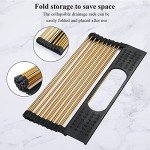 Gold Over Sink Dish Drying Rack with Basket