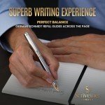 Personalized Silver Chrome Ballpoint Pen Gift Set