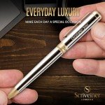 Personalized Silver Chrome Ballpoint Pen Gift Set