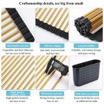 Gold Over Sink Dish Drying Rack with Basket