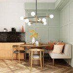 Stylish 8-Light Adjustable Sputnik Chandelier in Black/Gold