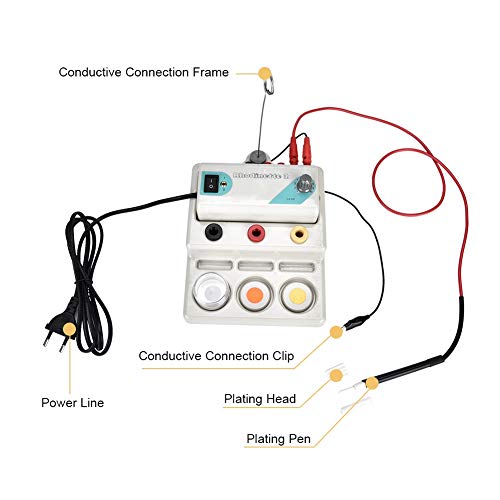 Gold and Silver Electroplating Tool Kit for Jewelry