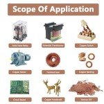 HWYEE Copper Flat Bar 1/4" x 1" - 12" Long