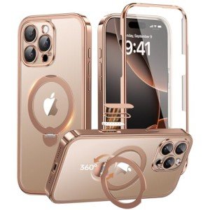 iPhone 16 Pro Max Case with Magnetic Stand