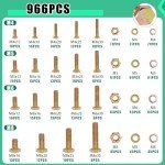 Heavy Duty Metric Bolt and Nut Assortment Kit