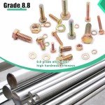 Heavy Duty Metric Bolt and Nut Assortment Kit