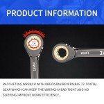 22-Piece Ratchet Wrench Set with Organizer Box