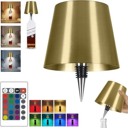 RGB Wireless Bottle Lamp with Remote Control