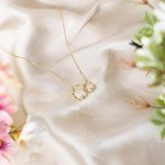 Sterling Silver Interlocking Circle Necklace for Sisters