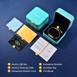 Moissanite Heart Bracelet in Gold-Plated Sterling Silver