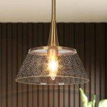Gold Leaf Pendant Light for Kitchen Island
