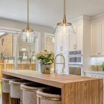 Gold Leaf Pendant Light for Kitchen Island