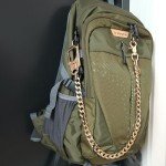 Heavy-Duty Wallet Chain with Locking Carabiner - Gold