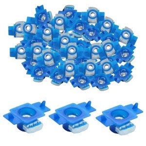 Abeicy 3/8"-16 Twist Tab Strut Channel Nuts - 100 Pack
