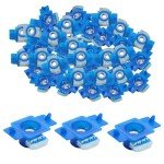 Abeicy 3/8"-16 Twist Tab Strut Channel Nuts - 100 Pack