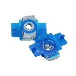 Abeicy 3/8"-16 Twist Tab Strut Channel Nuts - 100 Pack