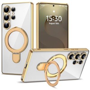 Gold Electroplating Case for Samsung Galaxy S25 Ultra