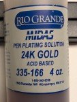 24K Gold Plating Solution - 4oz Pen Kit