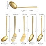 6-Piece Gold Titanium Plated Kitchen Utensil Set