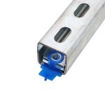 Abeicy 3/8"-16 Twist Tab Strut Channel Nuts - 100 Pack