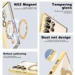 Gold Electroplating Case for Samsung Galaxy S25 Ultra