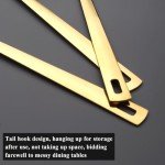 6-Piece Gold Titanium Plated Kitchen Utensil Set