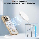 Gold Plating Clear Case for iPhone 14 Pro Max