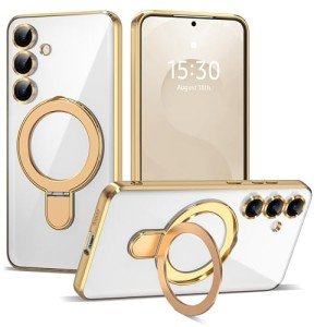 Gold Plating Clear Case for Galaxy S25